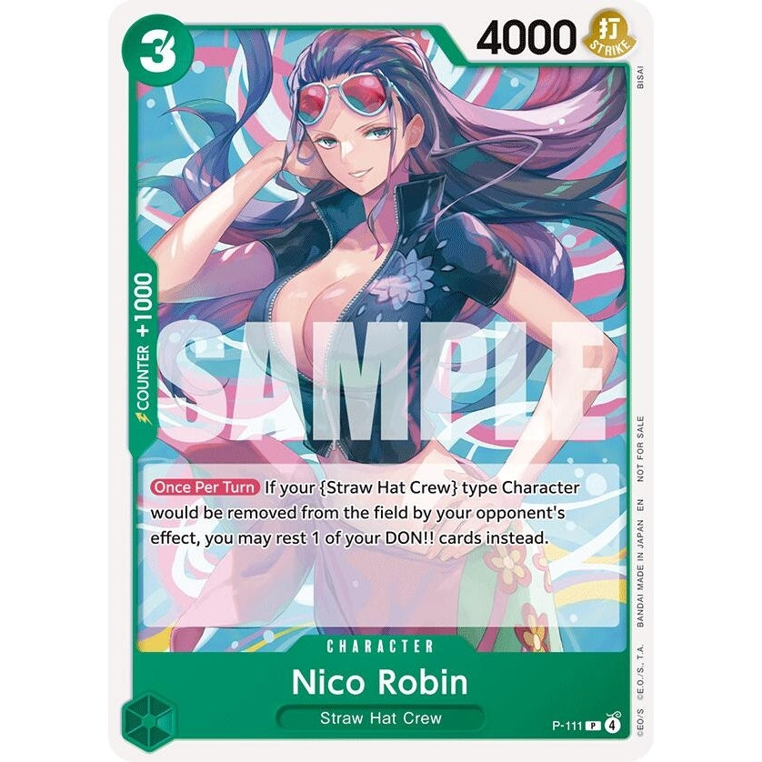 Nico Robin (Heroines Battle Pack) (P-111) (One Piece Promotion Cards) - PokéBox Australia