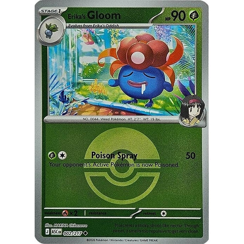 Image for Erika's Gloom (Poke Ball) (002/217) (ME: Ascended Heroes) - Pokemon
