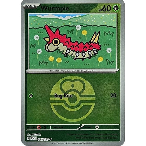 Image for Wurmple (Love Ball) (011/217) (ME: Ascended Heroes) - Pokemon