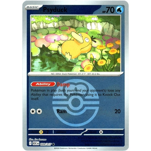 Image for Psyduck - 039/217 (Love Ball) (039/217) (ME: Ascended Heroes) - Pokemon