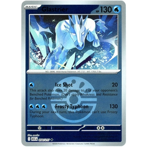 Image for Glastrier (Friend Ball) (054/217) (ME: Ascended Heroes) - Pokemon