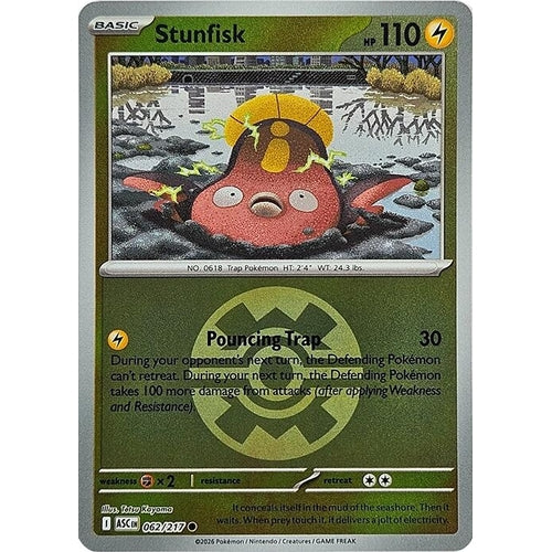Image for Stunfisk (Quick Ball) (062/217) (ME: Ascended Heroes) - Pokemon