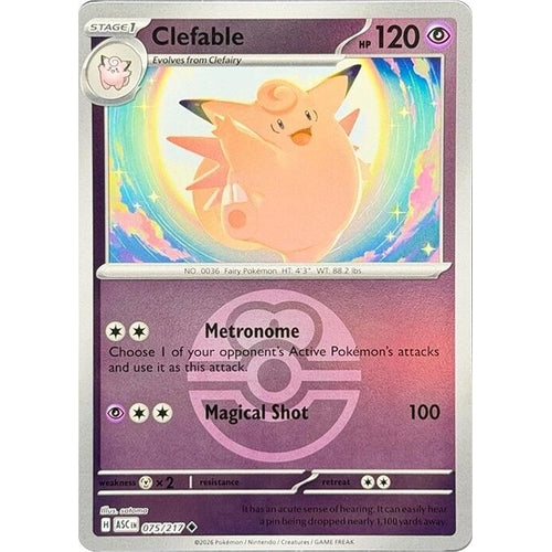 Image for Clefable (Love Ball) (075/217) (ME: Ascended Heroes) - Pokemon