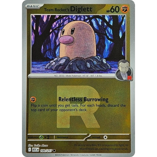 Image for Team Rocket's Diglett (Team Rocket) (100/217) (ME: Ascended Heroes) - Pokemon