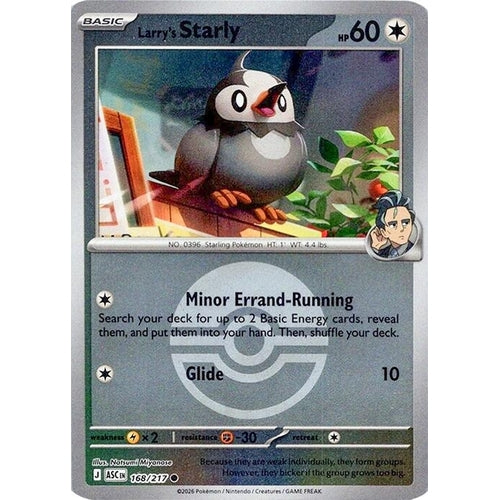 Image for Larry's Starly (Poke Ball) (168/217) (ME: Ascended Heroes) - Pokemon