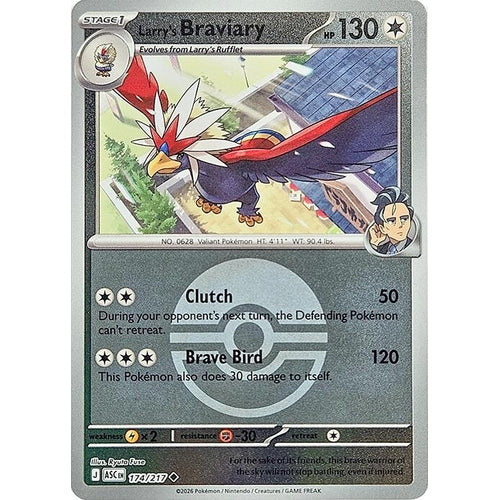 Image for Larry's Braviary (Poke Ball) (174/217) (ME: Ascended Heroes) - Pokemon