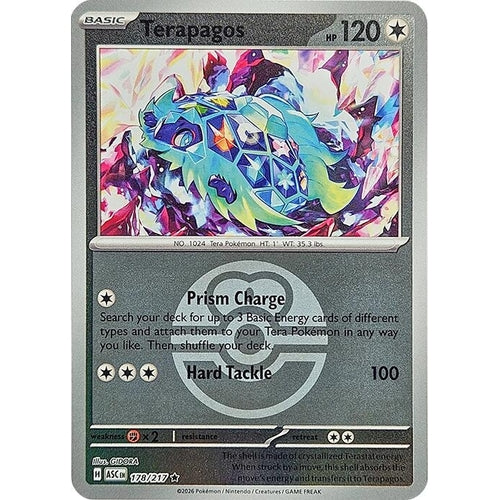 Image for Terapagos (Love Ball) (178/217) (ME: Ascended Heroes) - Pokemon