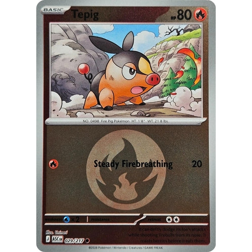 Image for Tepig (Energy Symbol Pattern) (029/217) (ME: Ascended Heroes) - Pokemon