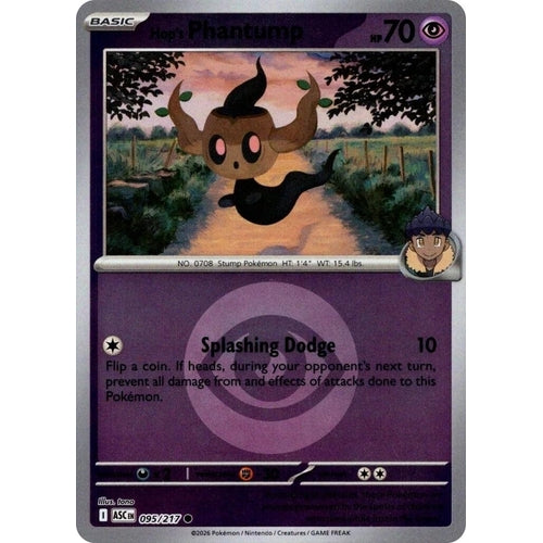 Image for Hop's Phantump (Energy Symbol Pattern) (095/217) (ME: Ascended Heroes) - Pokemon