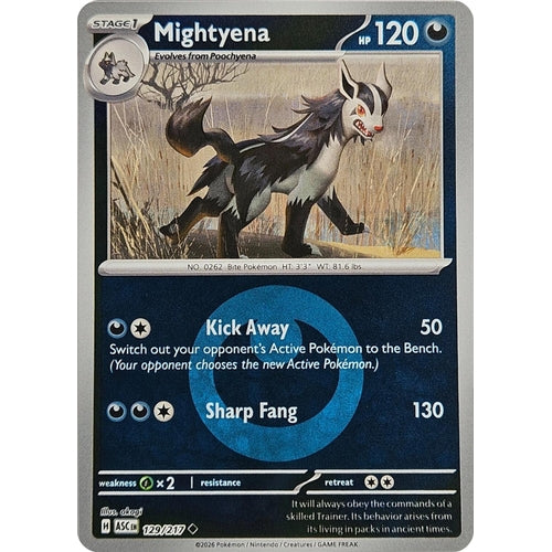 Image for Mightyena - 129/217 (Energy Symbol Pattern) (129/217) (ME: Ascended Heroes) - Pokemon