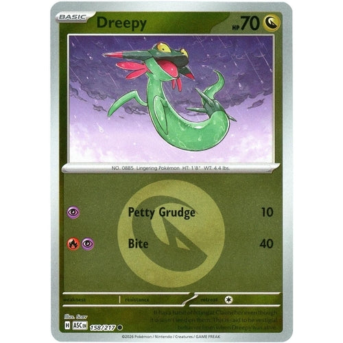 Image for Dreepy - 158/217 (Energy Symbol Pattern) (158/217) (ME: Ascended Heroes) - Pokemon