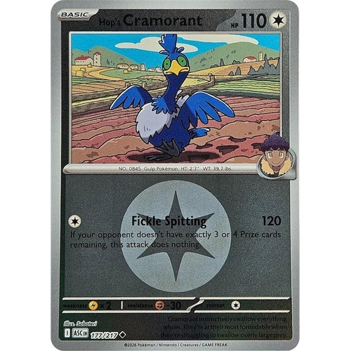 Image for Hop's Cramorant (Energy Symbol Pattern) (177/217) (ME: Ascended Heroes) - Pokemon