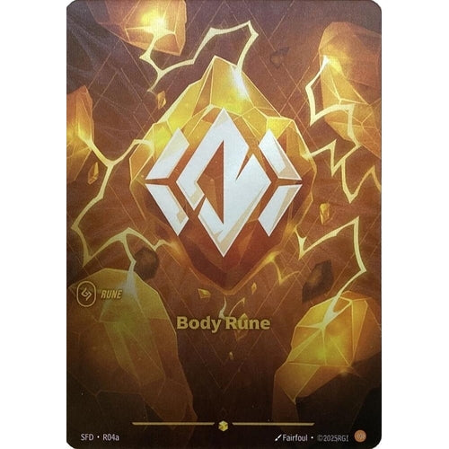 Body Rune (Alternate Art) (R04a) (Spiritforged) - PokéBox Australia