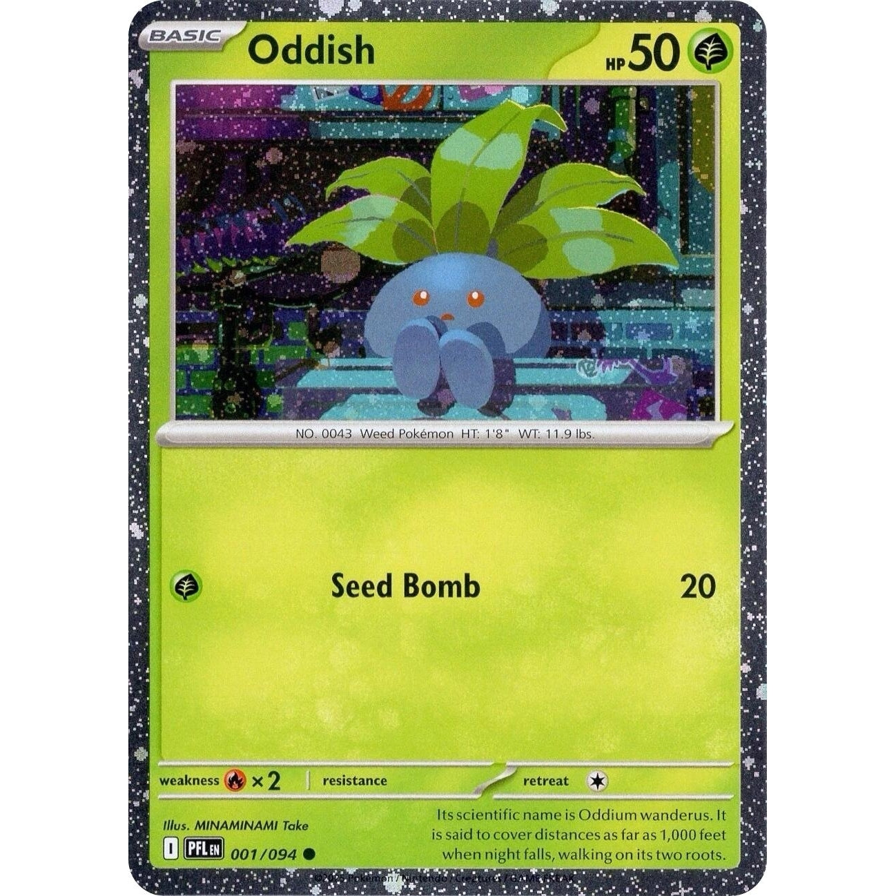 Oddish (Cosmos Holo) (001/094) (Miscellaneous Cards & Products) - PokéBox Australia