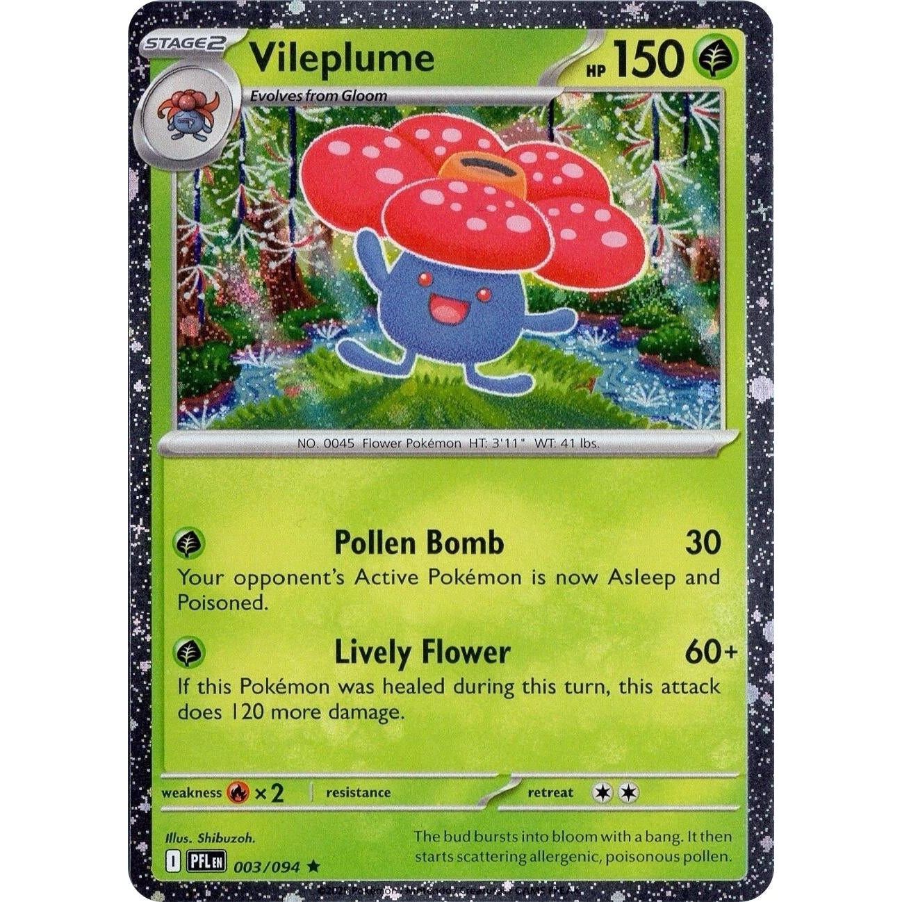 Vileplume (Cosmos Holo) (003/094) (Miscellaneous Cards & Products) - PokéBox Australia