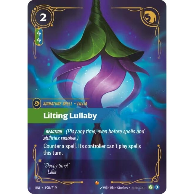 Image for Lilting Lullaby (190/219) (Unleashed) - Riftbound: League of Legends Trading Card Game