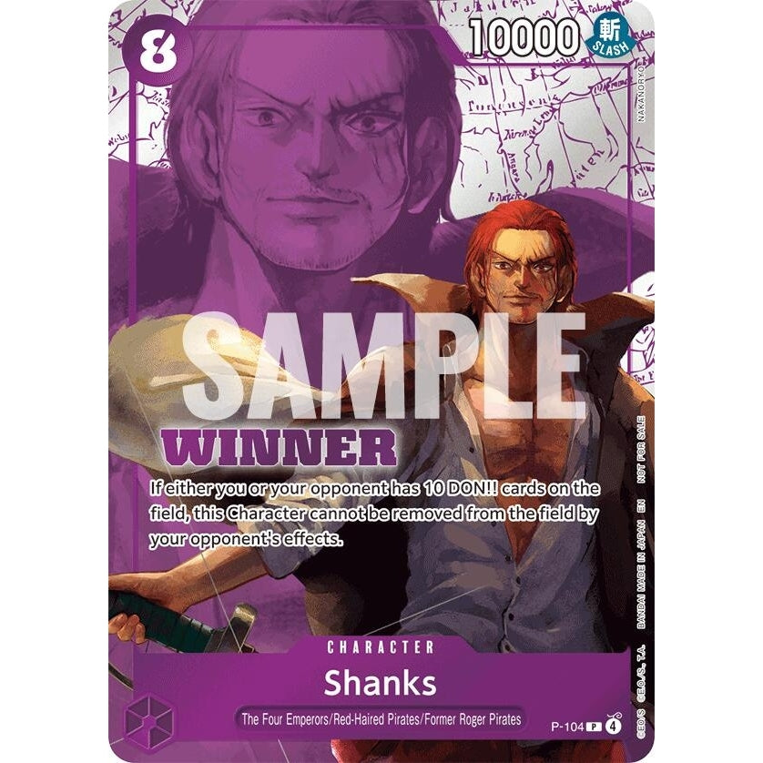 Image for Shanks (Winner Pack 2026 Vol. 2) (P-104) (One Piece Promotion Cards) - One Piece Card Game