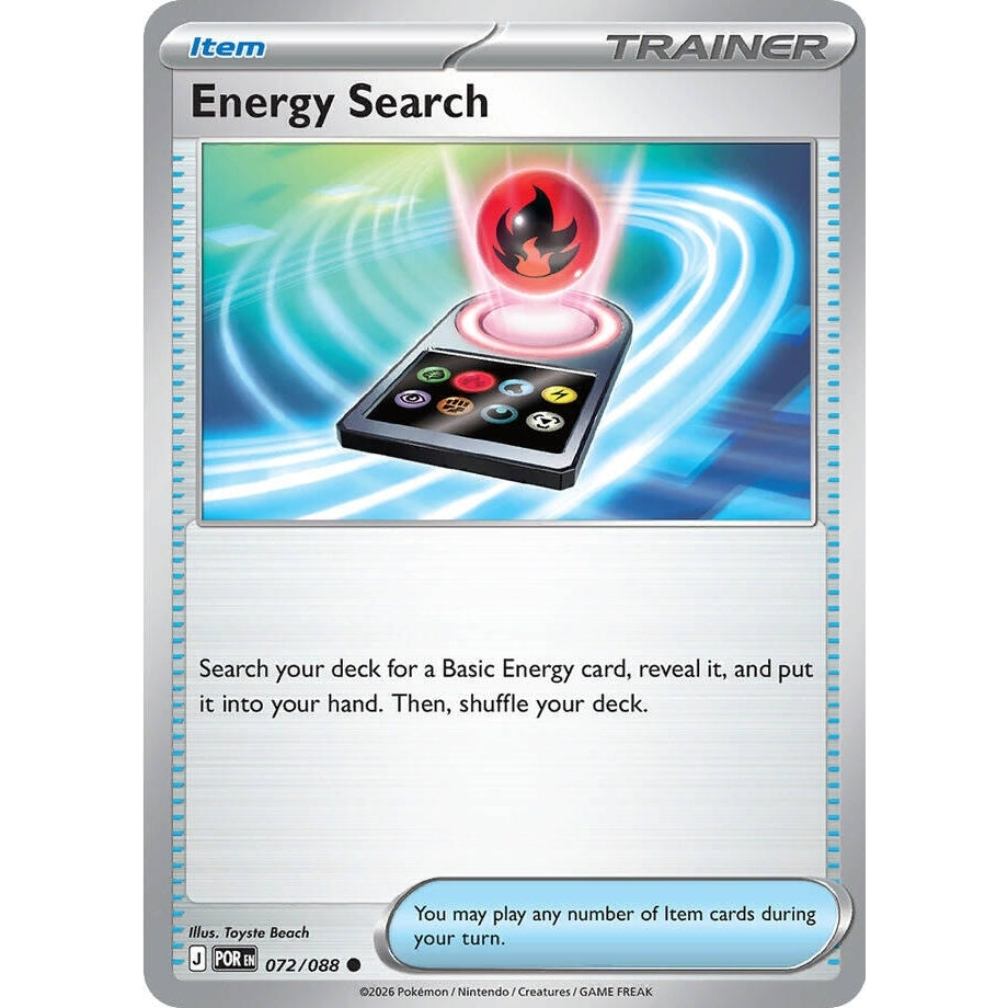 Image for Energy Search (072/088) (ME03: Perfect Order) - Pokemon