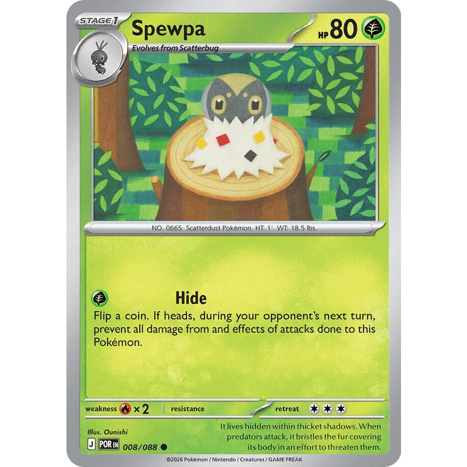 Image for Spewpa (008/088) (ME03: Perfect Order) - Pokemon