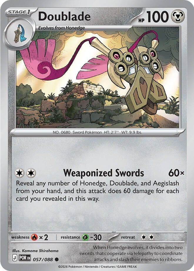 Image for Doublade (057/088) (ME03: Perfect Order) (POR) - Pokemon