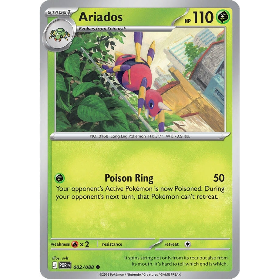Image for Ariados (002/088) (ME03: Perfect Order) - Pokemon