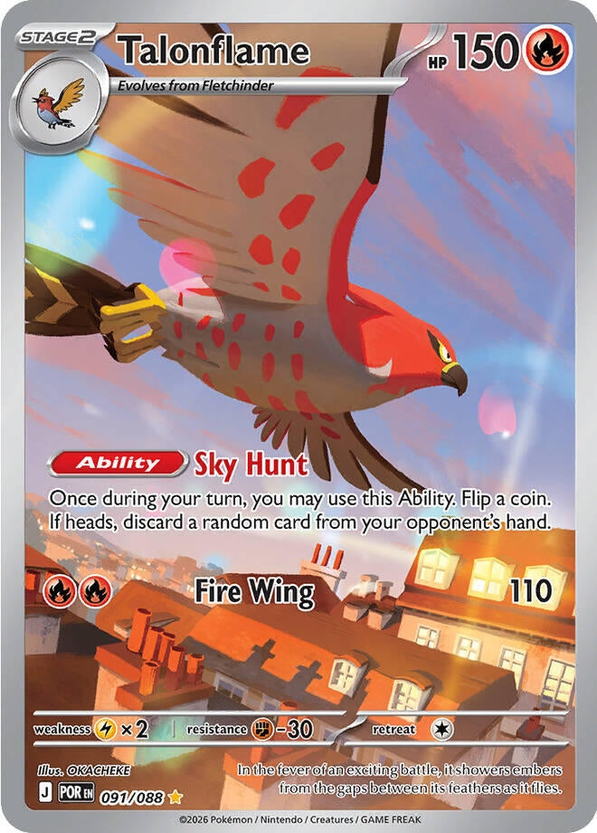 Image for Talonflame (091/088) (ME03: Perfect Order) (POR) - Pokemon