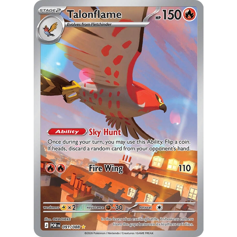 Talonflame (091/088) (ME03: Perfect Order) - PokéBox Australia