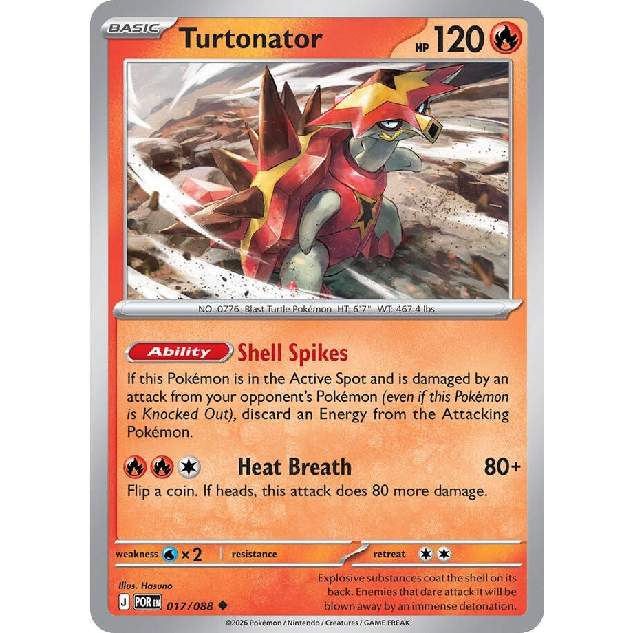 Image for Turtonator (017/088) (ME03: Perfect Order) - Pokemon