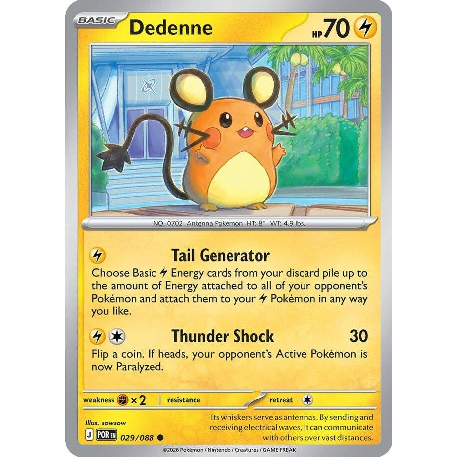 Image for Dedenne (029/088) (ME03: Perfect Order) - Pokemon
