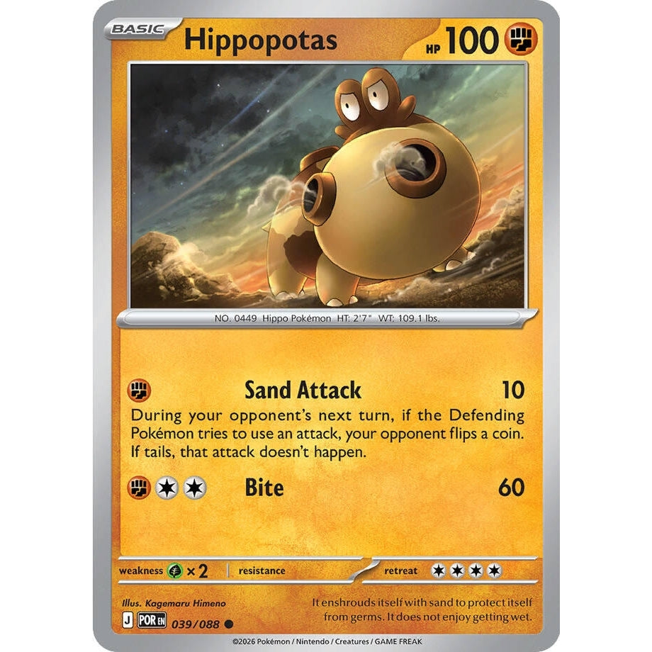 Image for Hippopotas (039/088) (ME03: Perfect Order) - Pokemon