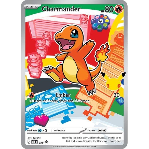Image for Charmander - 038 (038) (ME: Mega Evolution Promo) - Pokemon