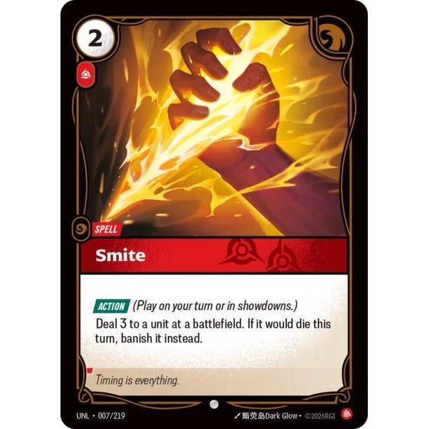 Image for Smite (007/219) (Unleashed) - Riftbound: League of Legends Trading Card Game