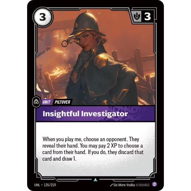 Image for Insightful Investigator (135/219) (Unleashed) - Riftbound: League of Legends Trading Card Game