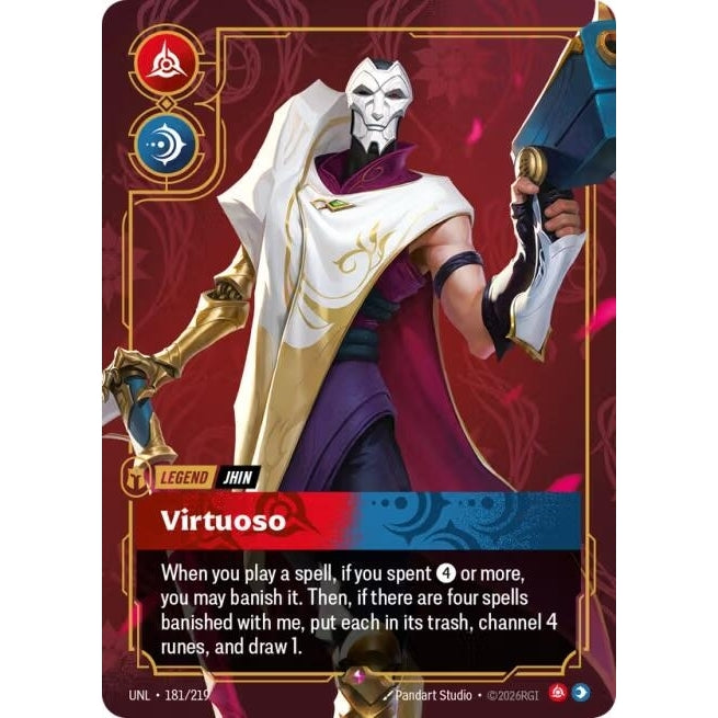 Image for Jhin - Virtuoso (181/219) (Unleashed) - Riftbound: League of Legends Trading Card Game