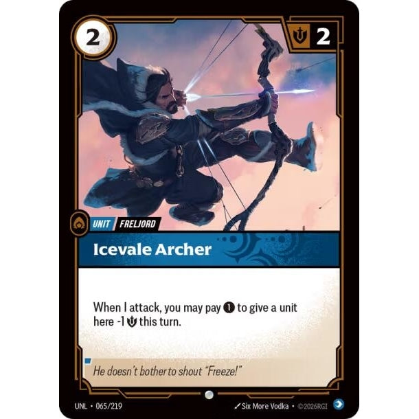 Image for Icevale Archer (065/219) (Unleashed) - Riftbound: League of Legends Trading Card Game