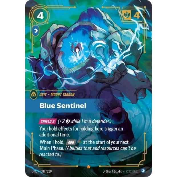 Image for Blue Sentinel (087/219) (Unleashed) - Riftbound: League of Legends Trading Card Game