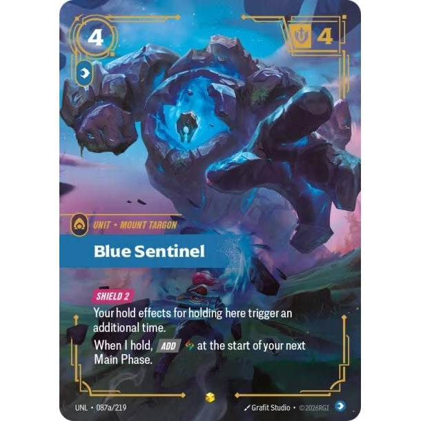 Image for Blue Sentinel (Alternate Art) (087a/219) (Unleashed) - Riftbound: League of Legends Trading Card Game