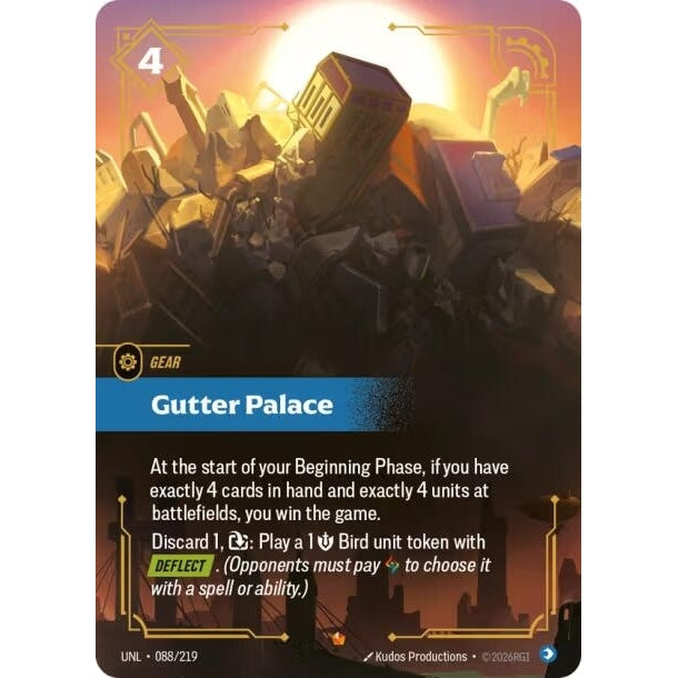 Image for Gutter Palace (088/219) (Unleashed) - Riftbound: League of Legends Trading Card Game