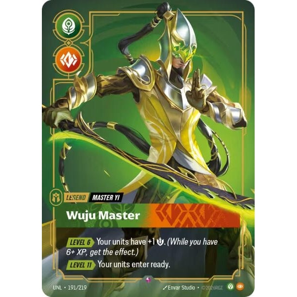 Image for Master Yi - Wuju Master (191/219) (Unleashed) - Riftbound: League of Legends Trading Card Game