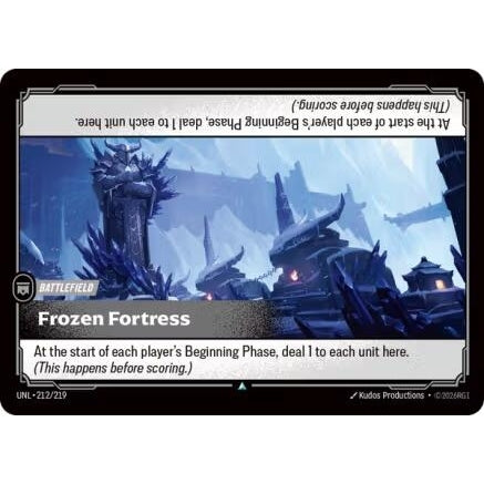 Image for Frozen Fortress (212/219) (Unleashed) - Riftbound: League of Legends Trading Card Game