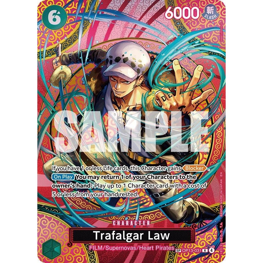 Trafalgar Law (SP) (OP13-031) (Adventure on Kami's Island) - PokéBox Australia