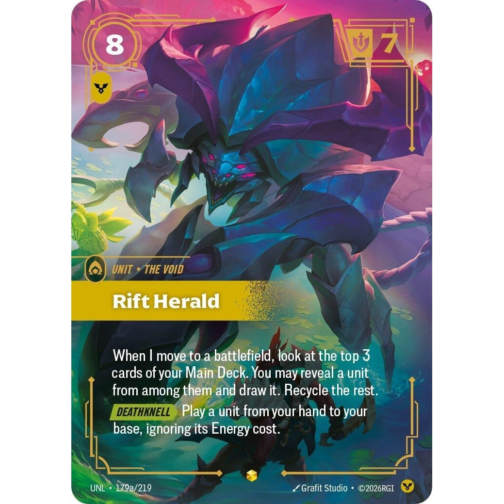 Image for Rift Herald (Alternate Art) (179a/219) (Unleashed) - Riftbound: League of Legends Trading Card Game