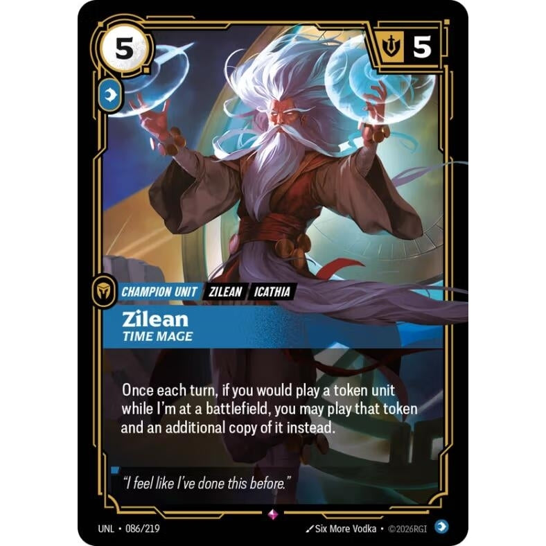 Image for Zilean - Time Mage (086/219) (Unleashed) - Riftbound: League of Legends Trading Card Game