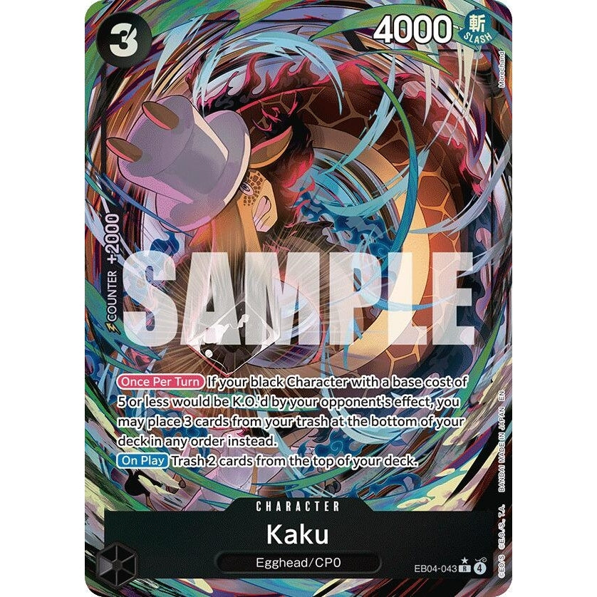 Kaku (Alternate Art) (EB04-043) (Adventure on Kami's Island) - PokéBox Australia