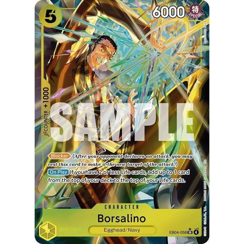 Borsalino (Alternate Art) (EB04-058) (Adventure on Kami's Island) - PokéBox Australia