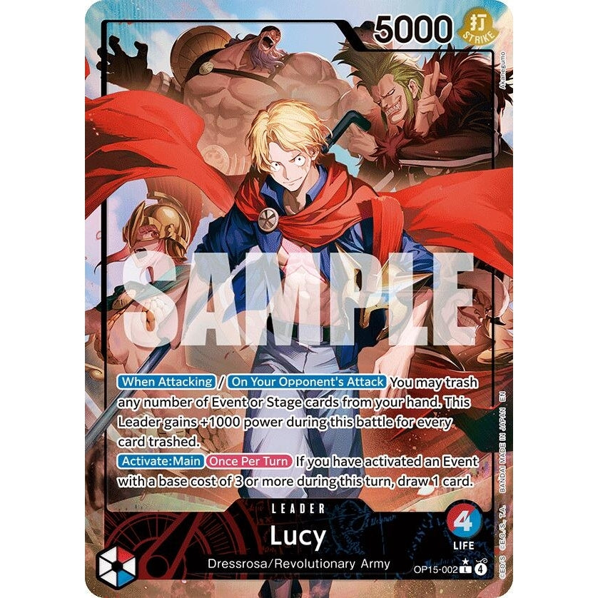 Lucy (Alternate Art) (OP15-002) (Adventure on Kami's Island) - PokéBox Australia