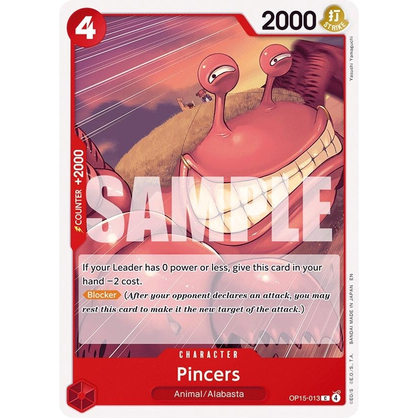 Pincers (OP15-013) (Adventure on Kami's Island) - PokéBox Australia
