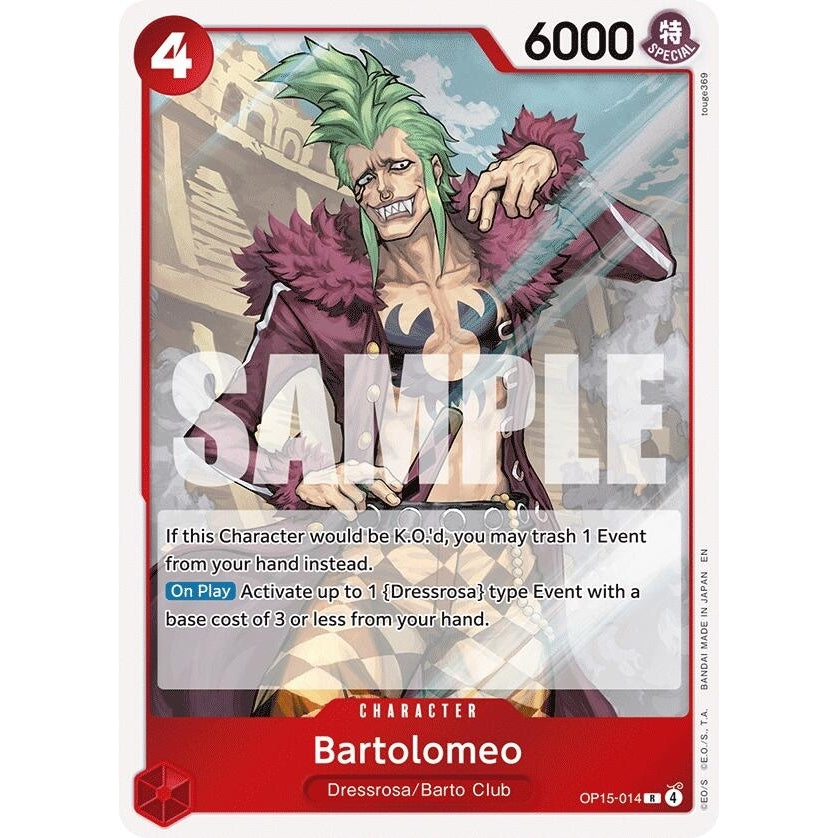 Bartolomeo (OP15-014) (Adventure on Kami's Island) - PokéBox Australia