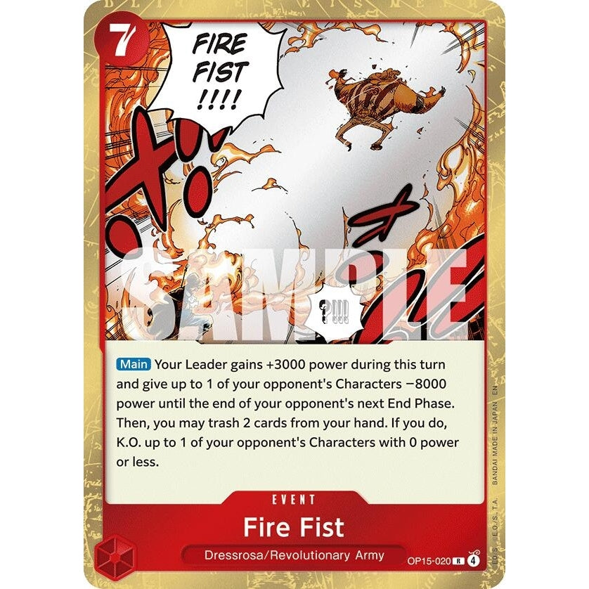Fire Fist (OP15-020) (Adventure on Kami's Island) - PokéBox Australia