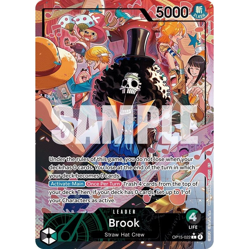 Brook (OP15-022) (Alternate Art) (OP15-022) (Adventure on Kami's Island) - PokéBox Australia